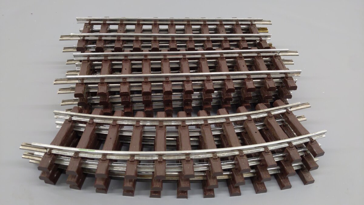 LGB 1000, 1100 G Assorted Straight & Curved Nickle/Silver Track Sections (11) EX