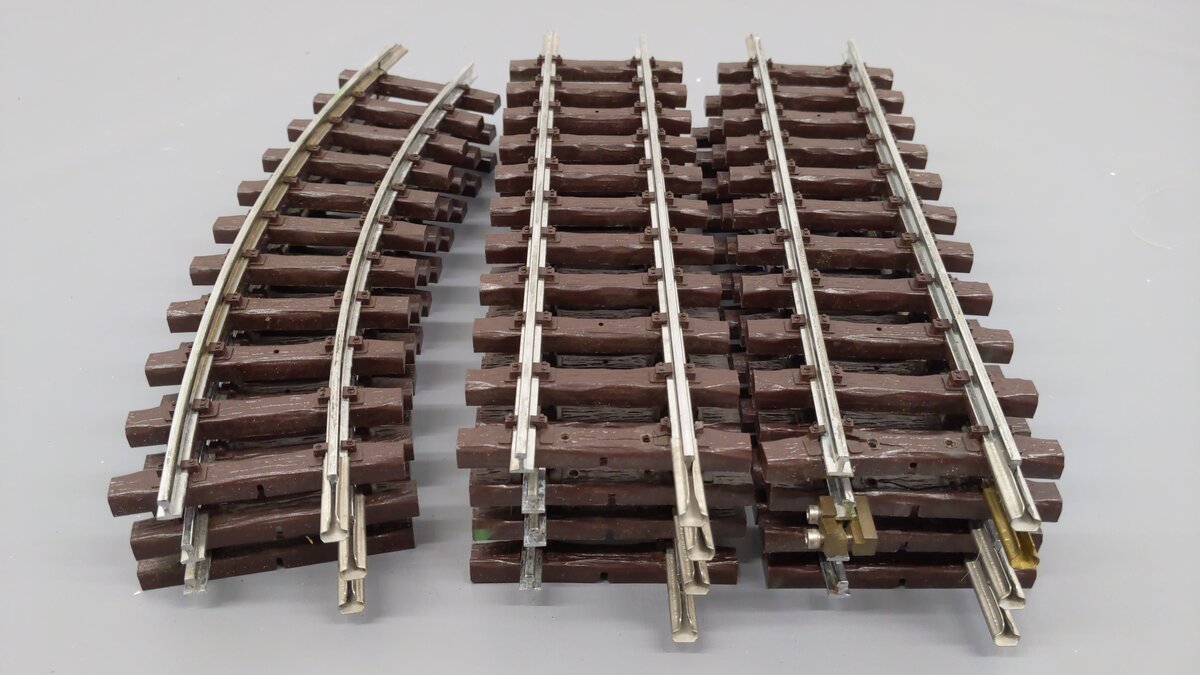 LGB 1000, 1100 G Assorted Straight & Curved Nickle/Silver Track Sections (11) EX