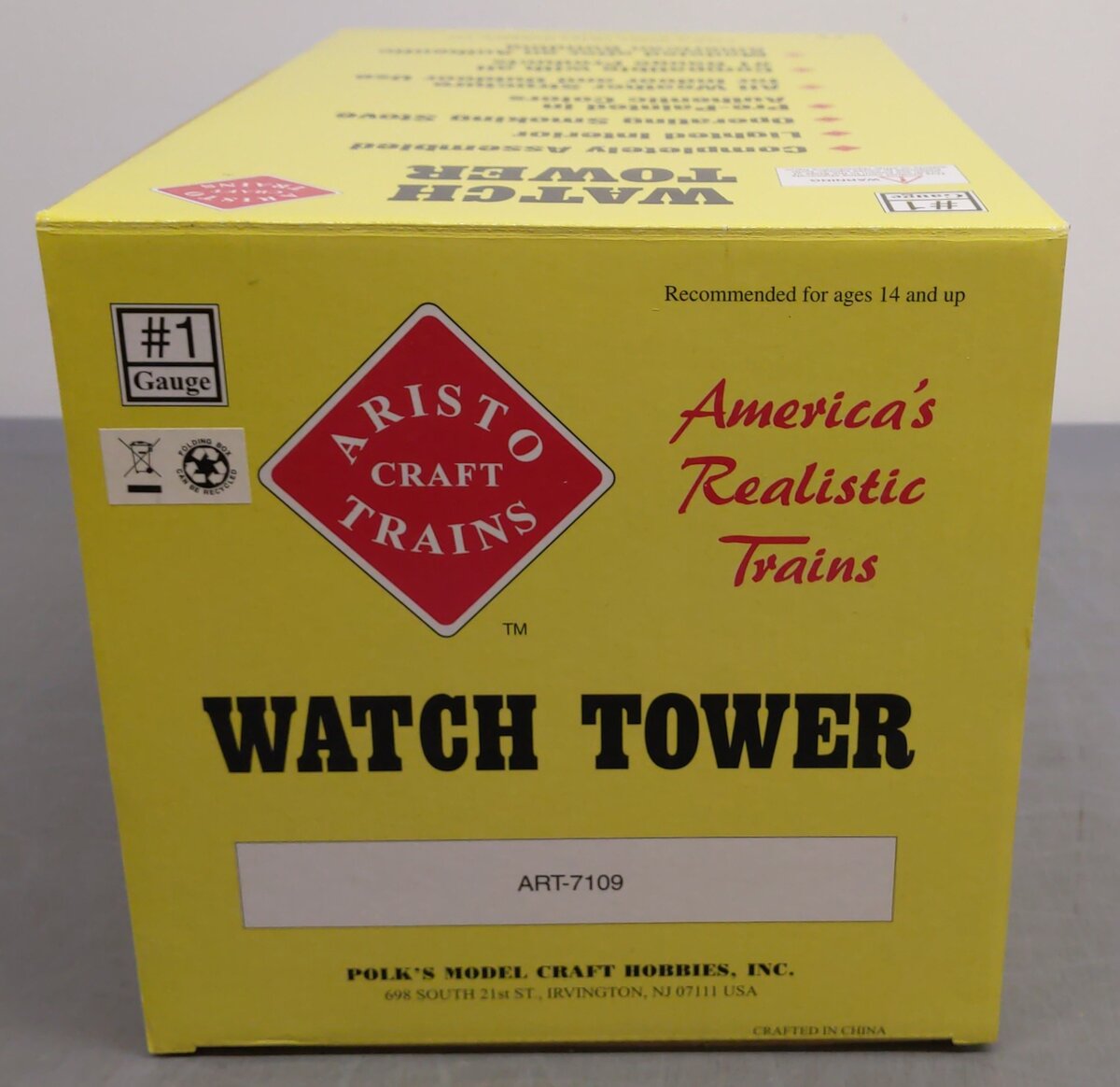 Aristo-Craft ART-7109 G Scale Elevated Switch Tower EX/Box