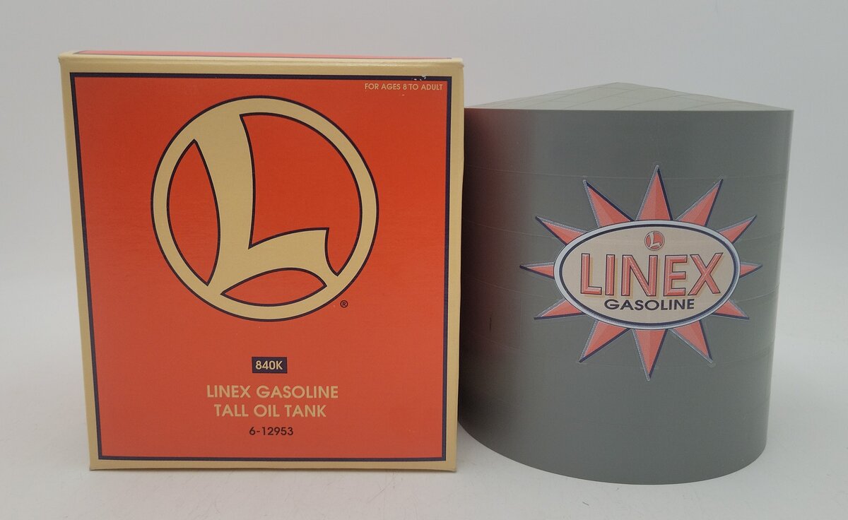 Lionel 6-12953 O Linex Gasoline Tall Oil Tank EX/Box