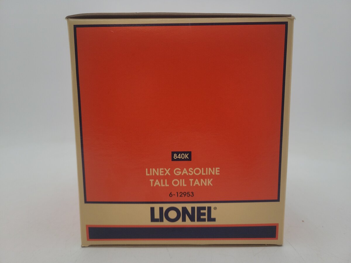 Lionel 6-12953 O Linex Gasoline Tall Oil Tank EX/Box