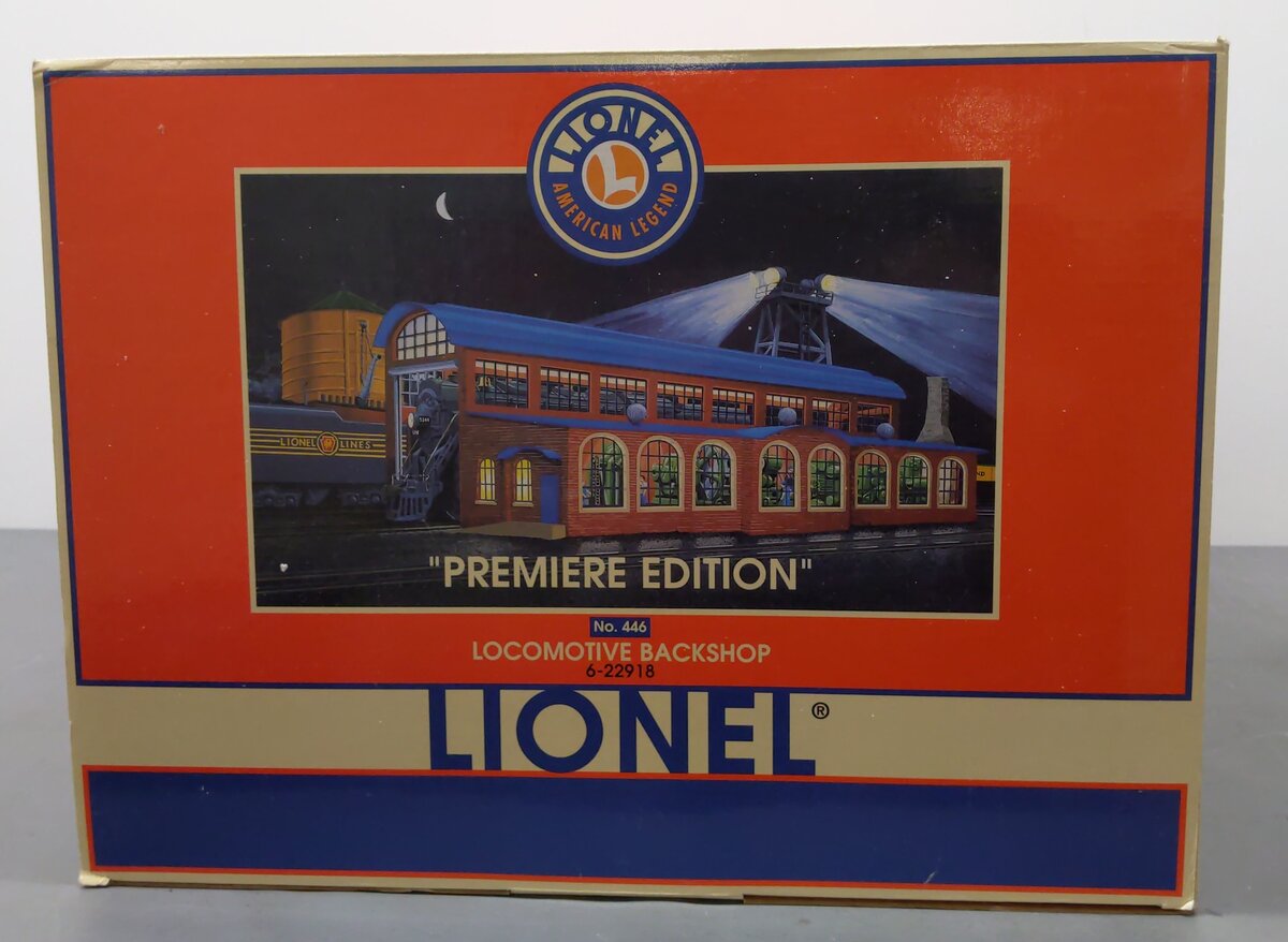 Lionel 6-22918 O Gauge "Premier Edition" Locomotive Backshop No.446 VG/Box