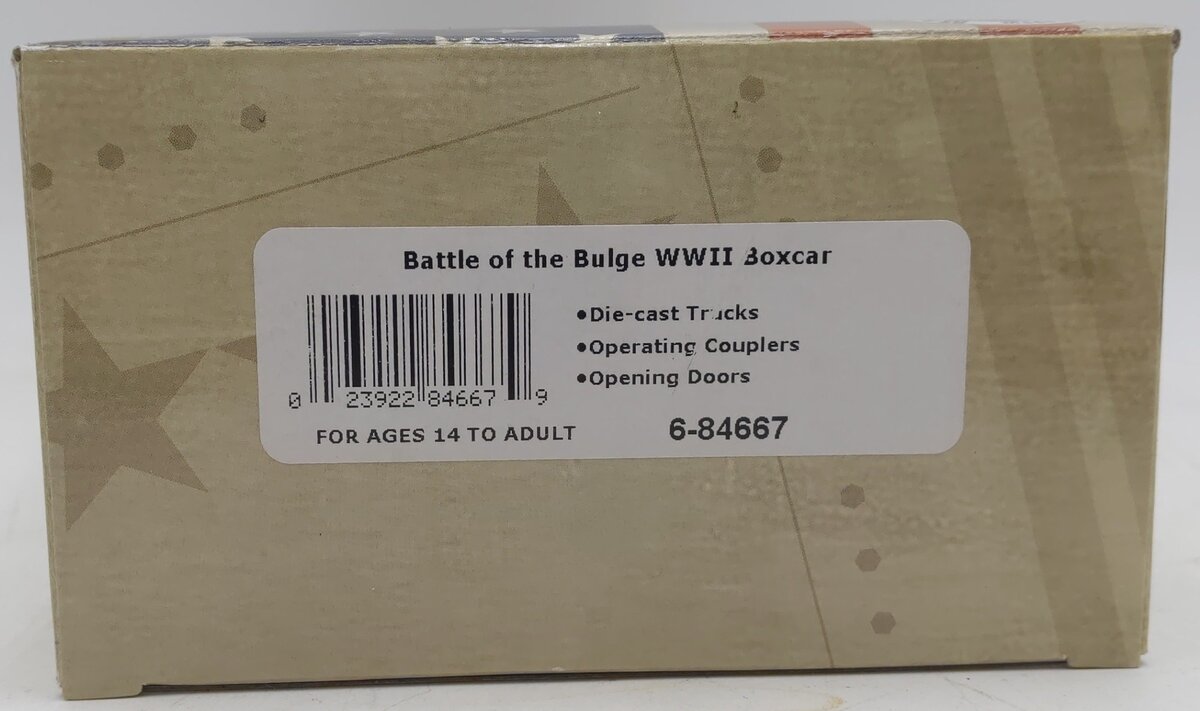 Lionel 6-84667 O Battle of the Bulge "NUTS" Boxcar EX/Box