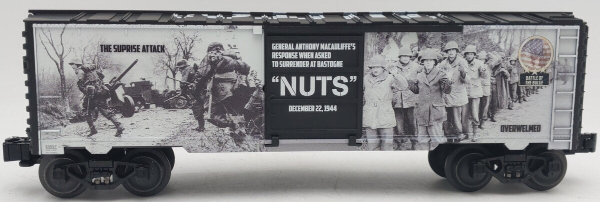 Lionel 6-84667 O Battle of the Bulge "NUTS" Boxcar EX/Box
