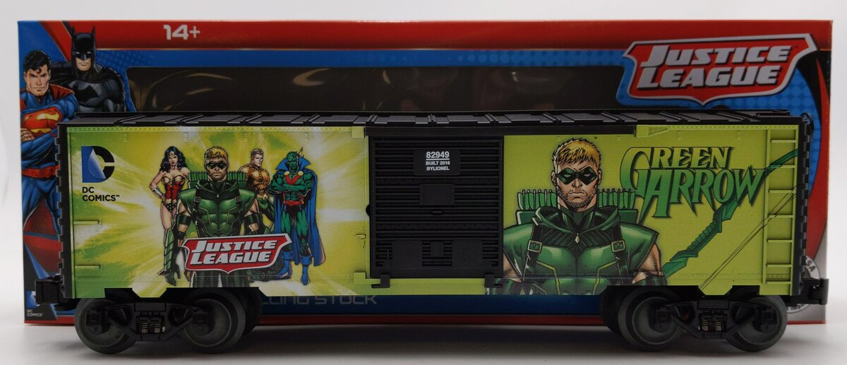 Lionel 6-82949 O Gauge DC Comics Justice League Green Arrow Boxcar NIB