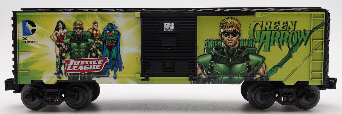 Lionel 6-82949 O Gauge DC Comics Justice League Green Arrow Boxcar NIB