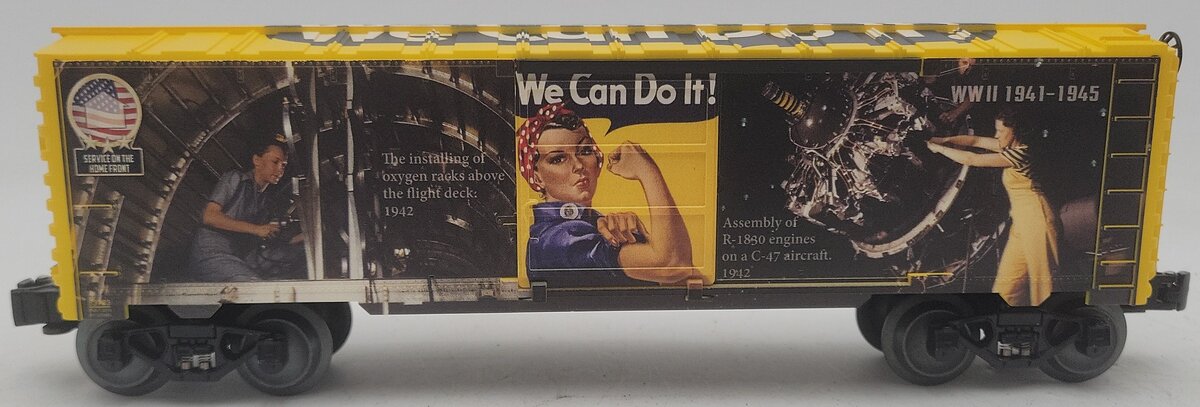 Lionel 6-83783 O Gauge USA Rosie the Riveter Boxcar EX/Box