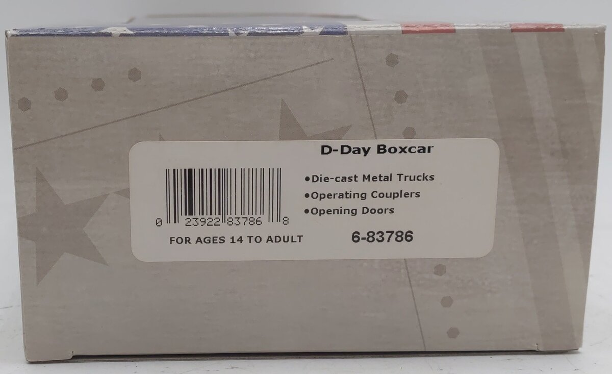 Lionel 6-83786 O Gauge D-Day Invasion Boxcar EX/Box