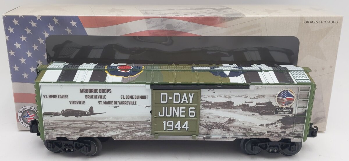 Lionel 6-83786 O Gauge D-Day Invasion Boxcar EX/Box