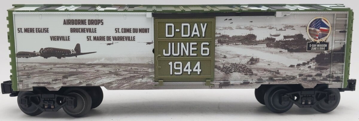Lionel 6-83786 O Gauge D-Day Invasion Boxcar EX/Box
