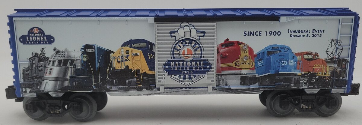 Lionel 6-83497 O 2015 National Train Day Boxcar EX/Box