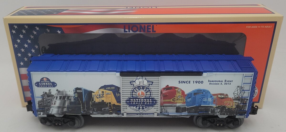 Lionel 6-83497 O 2015 National Train Day Boxcar EX/Box