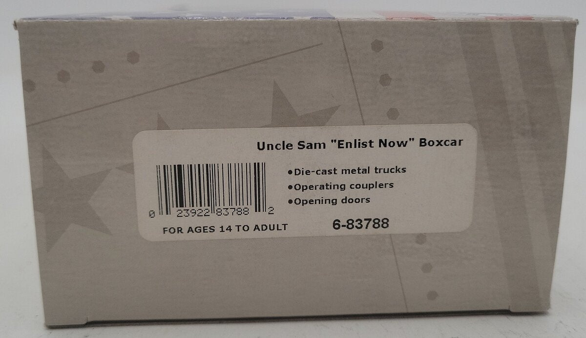 Lionel 6-83788 Uncle Sam Enlist Now Boxcar EX/Box