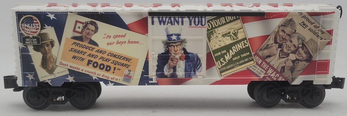 Lionel 6-83788 Uncle Sam Enlist Now Boxcar EX/Box