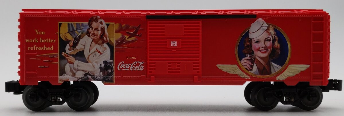 Lionel 6-83781 O Coca-Cola™ Heritage Military Boxcar #2 LN/Box