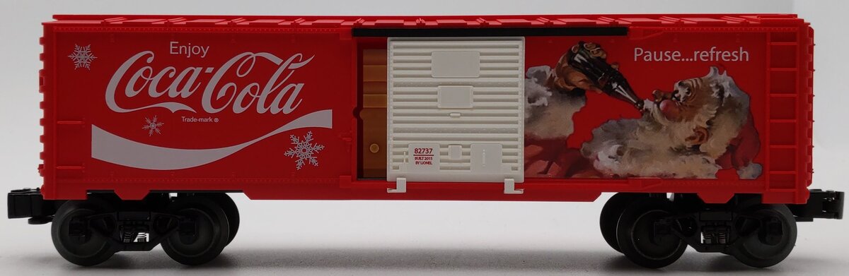 Lionel 6-82737 O Coca Cola Santa Car Boxcar LN/Box