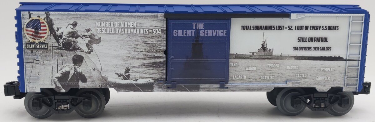 Lionel 6-84668 O Gauge Silent Service WWII Boxcar EX/Box
