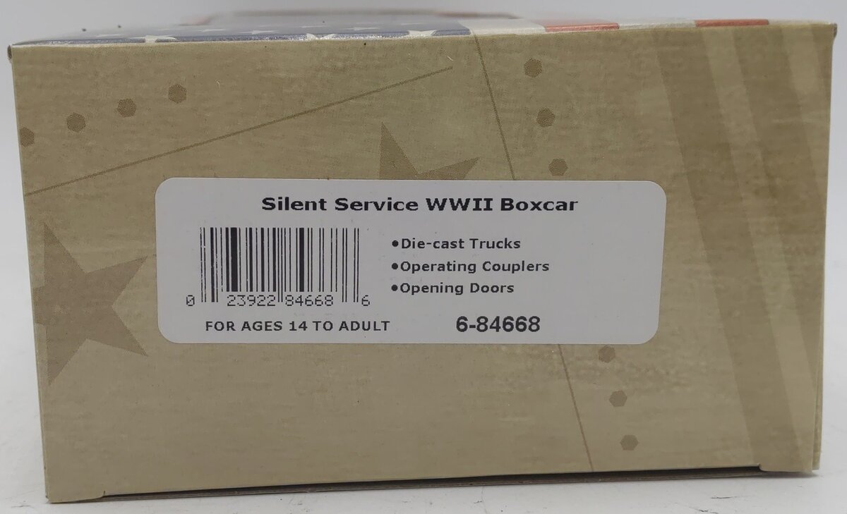 Lionel 6-84668 O Gauge Silent Service WWII Boxcar EX/Box