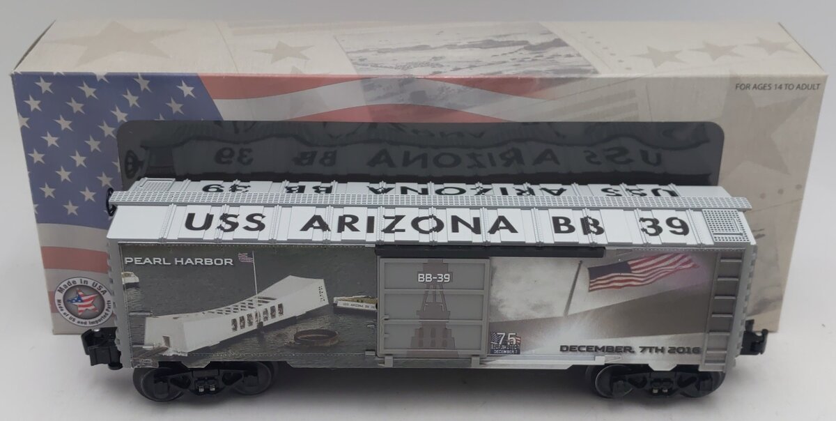 Lionel 6-83779 O Gauge Pearl Harbor 75th Anniversary Box Car EX/Box