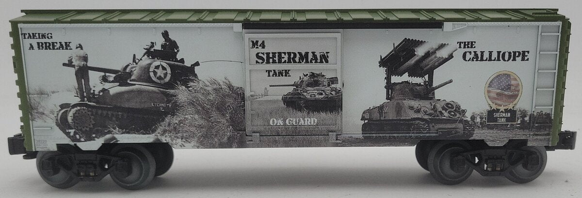 Lionel 1938240 O WWII Liberty Ships Boxcar EX/Box