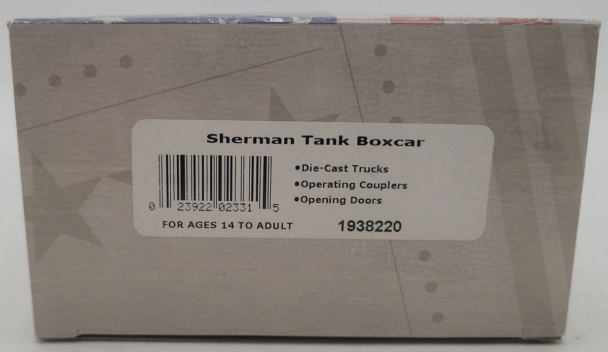 Lionel 1938240 O WWII Liberty Ships Boxcar EX/Box