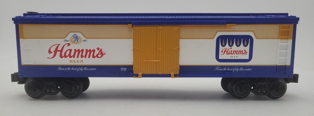 Lionel 1928280 O Hamm's Beer Refrigerator Car LN/Box
