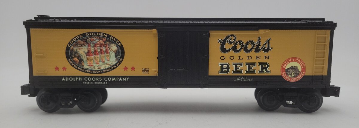 Lionel 1928270 O Gauge Vintage Design Coors Reefer LN/Box