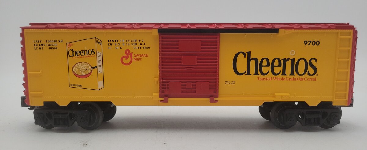 Lionel 6-26216 O Gauge Cheerios Boxcar #9700 EX/Box