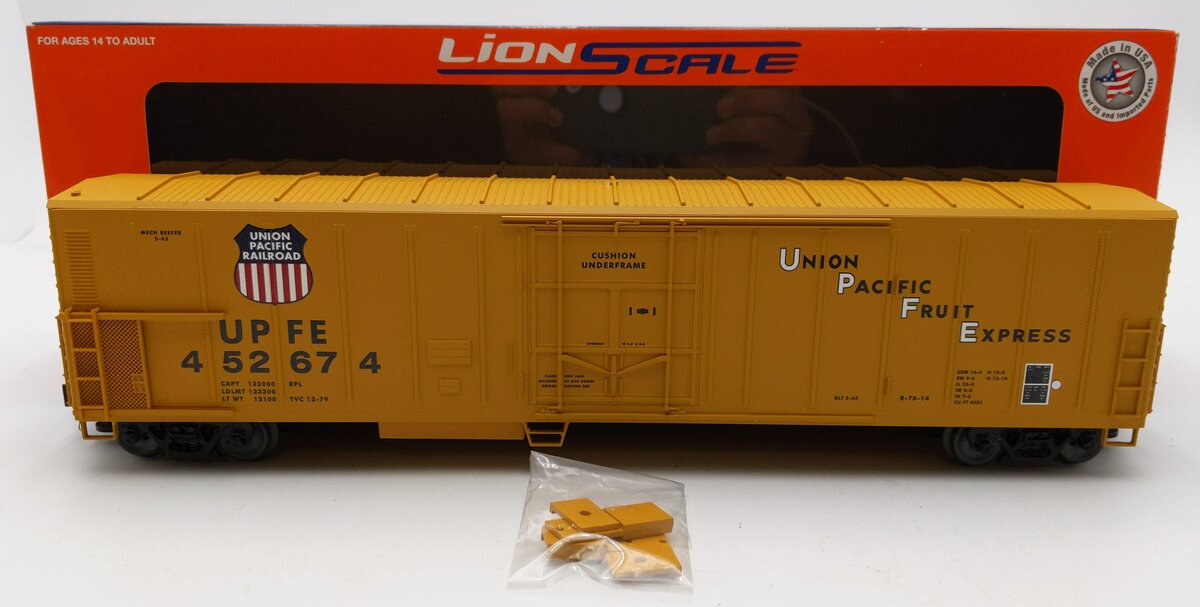 Lionel 3-17191 O Gauge UPFE LionScale 57' Refrigerator Car #452674 LN/Box