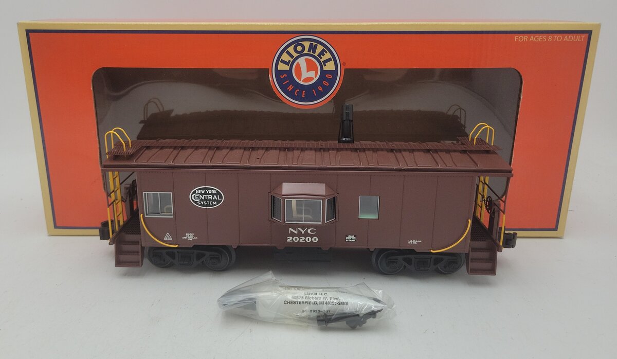 Lionel 6-17652 O Gauge New York Central Bay Window Caboose #20200 EX/Box