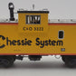 Lionel 6-17639 O Gauge Chessie System Extended Vision Smoking Caboose #3322 EX/Box