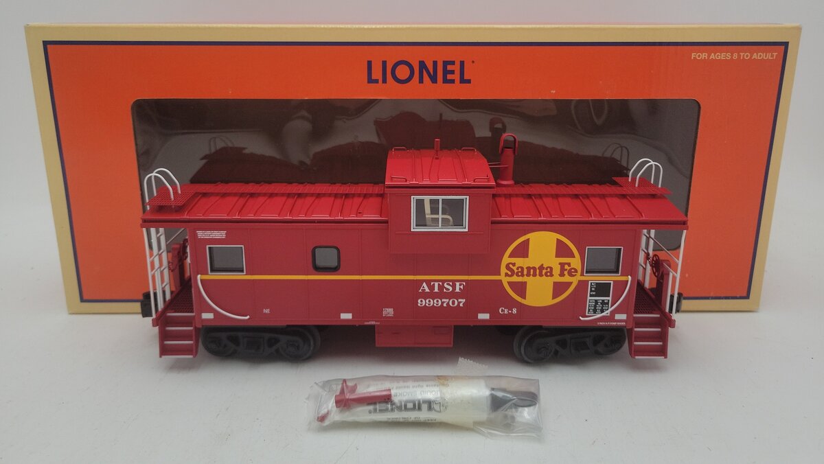 Lionel 6-17680 O Santa Fe Extended Vision Caboose #999707 EX/Box