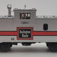 Lionel 6-17658 O Gauge Burlington Lighted Extended Vision Caboose #13611 EX/Box