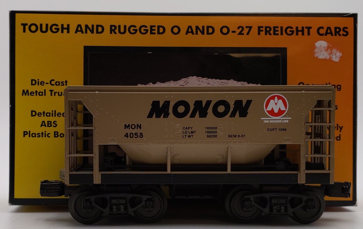 MTH 30-75243 O Gauge Monon Ore Car #4058 LN/Box
