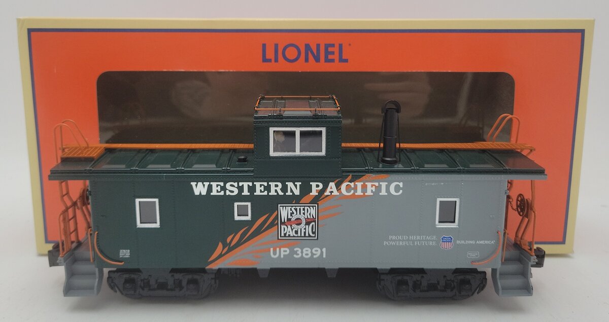 Lionel 6-27619 O Gauge Western Pacific U.P. Heritage CA-4 Caboose #3891 EX/Box