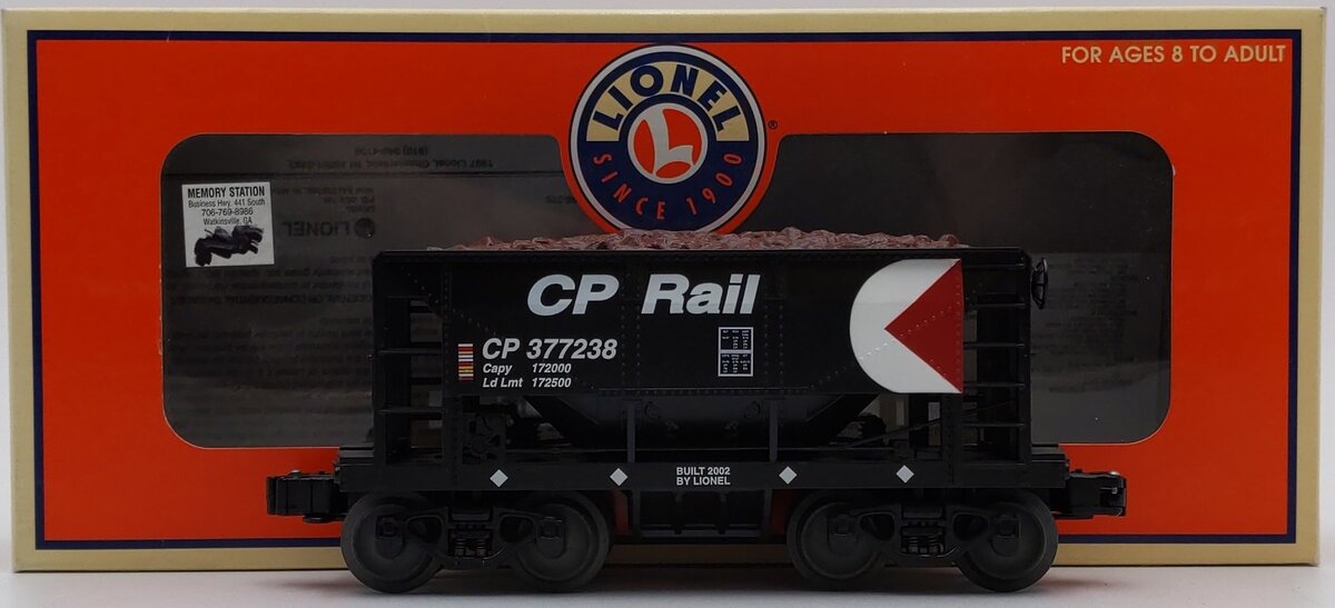 Lionel 6-17805 O CP Rail Ore Car with Ore Load #377238 LN/Box