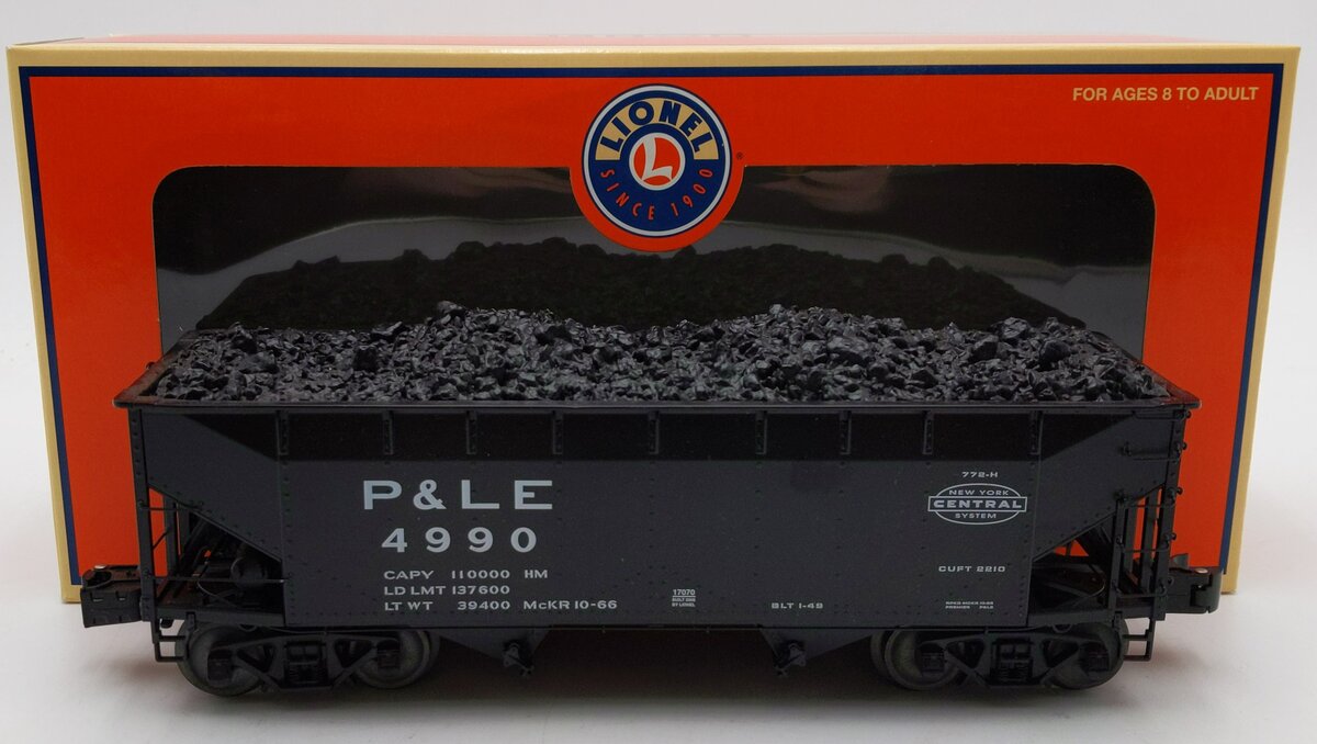 Lionel 6-17070 O Gauge Pittsburgh & Lake Erie Diecast Offset Hopper #4990 LN/Box