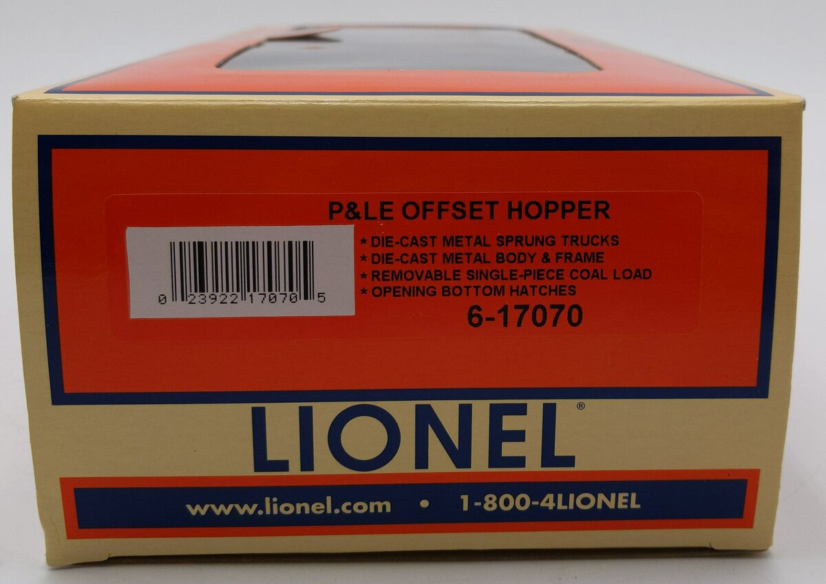 Lionel 6-17070 O Gauge Pittsburgh & Lake Erie Diecast Offset Hopper #4990 LN/Box