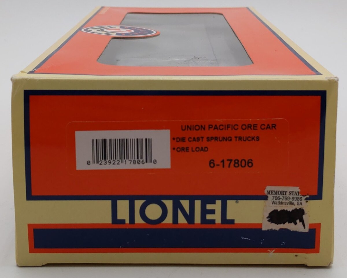 Lionel 6-17806 O Gauge Union Pacific Ore Car with Load #27250 LN/Box
