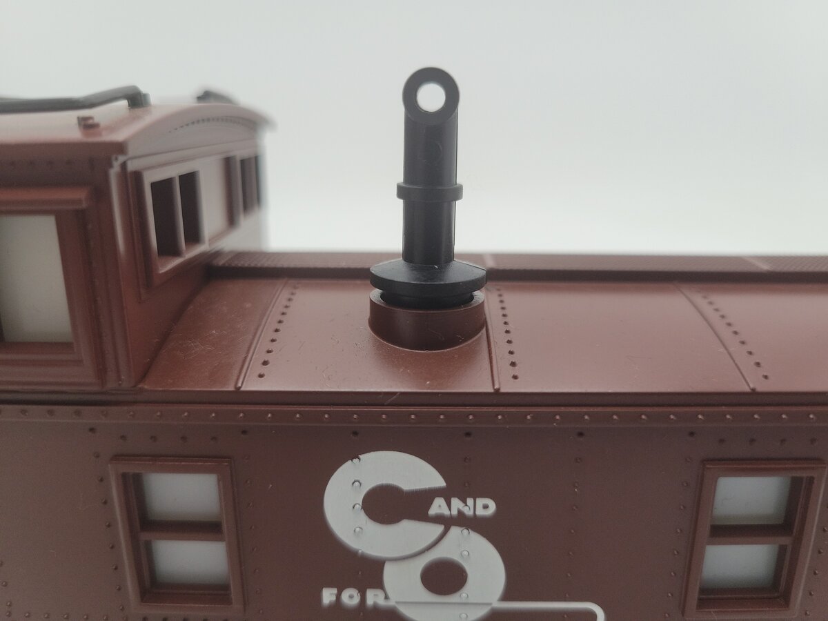 Lionel 6-17608 O Gauge Chessie Steelside Square Window Caboose #17608 w/ Smoke EX/Box