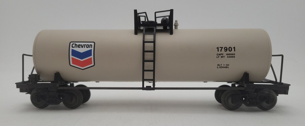 Lionel 6-17901 O Gauge Chevron Uni-body Tank Car VG/Box