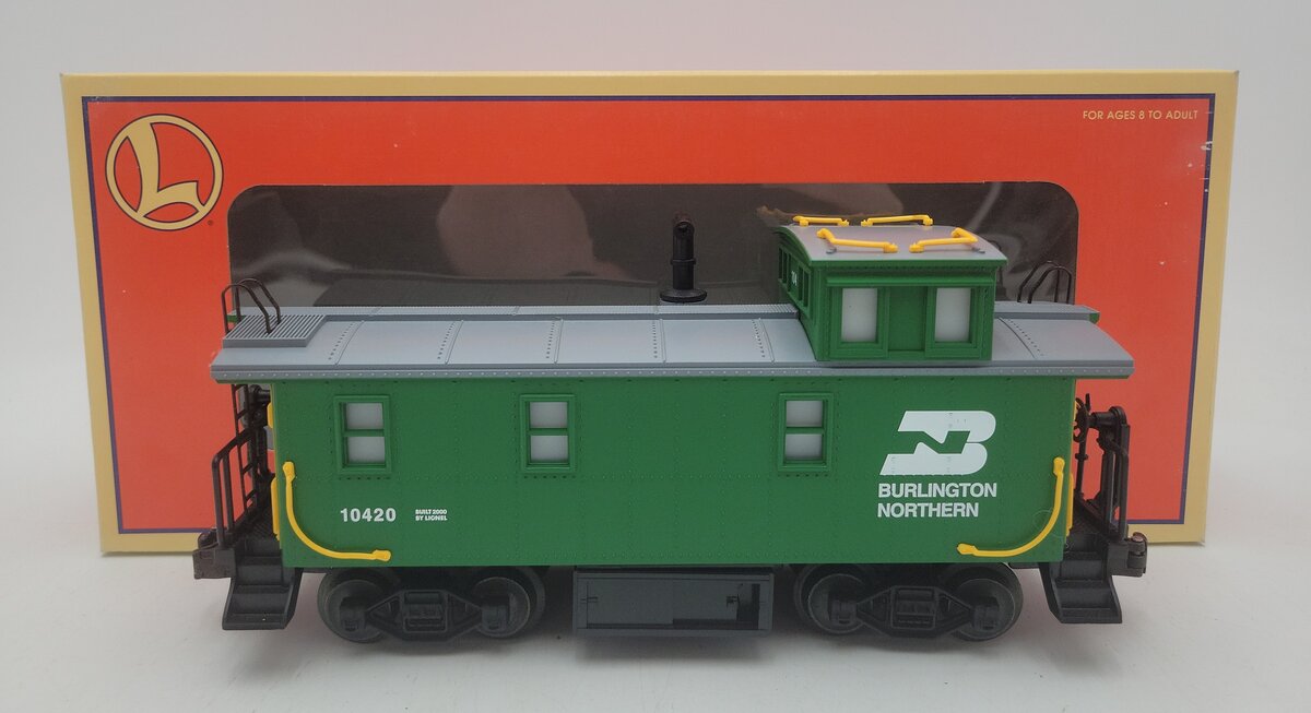 Lionel 6-17625 O Gauge Burlington Northern Illuminated Caboose #10420 EX/Box