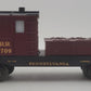 Lionel 6-19709 O Gauge Pennsylvania Illuminated Work Caboose with Smoke #19709 EX/Box