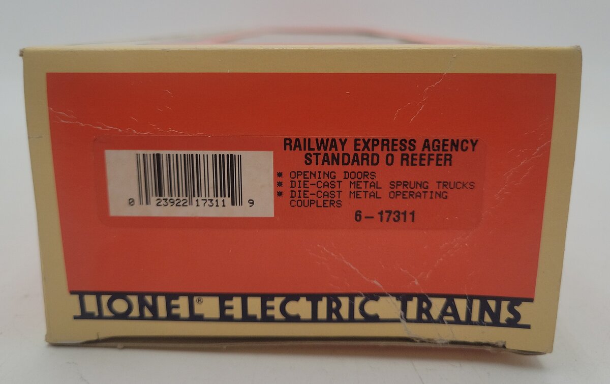 Lionel 6-17311 O Gauge Railway Express Agency Refrigerator Car #17311 EX/Box