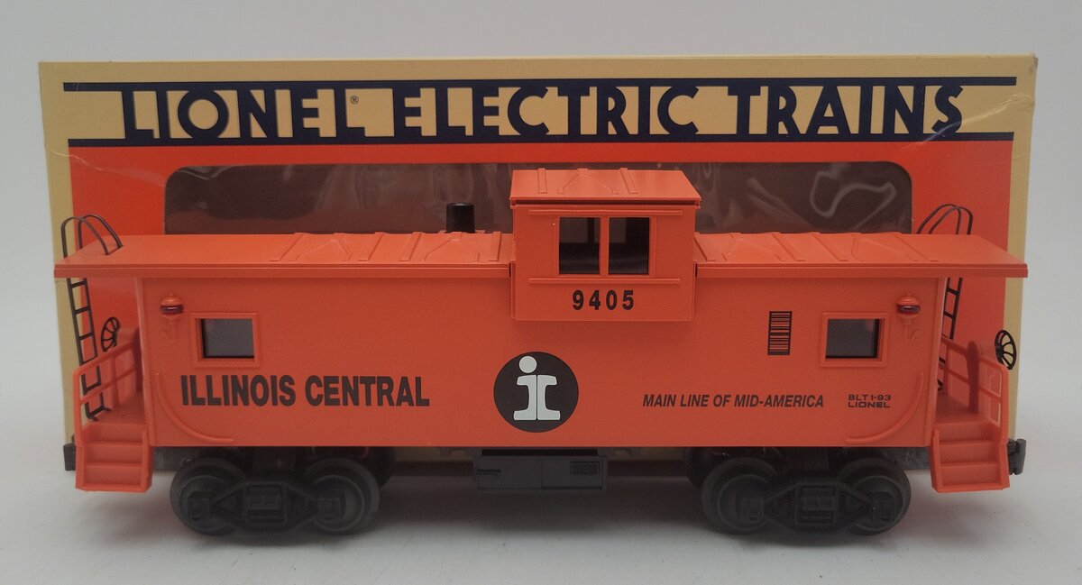 Lionel 6-19716 O Gauge Illinois Central Extended Vision Caboose #9405 EX/Box
