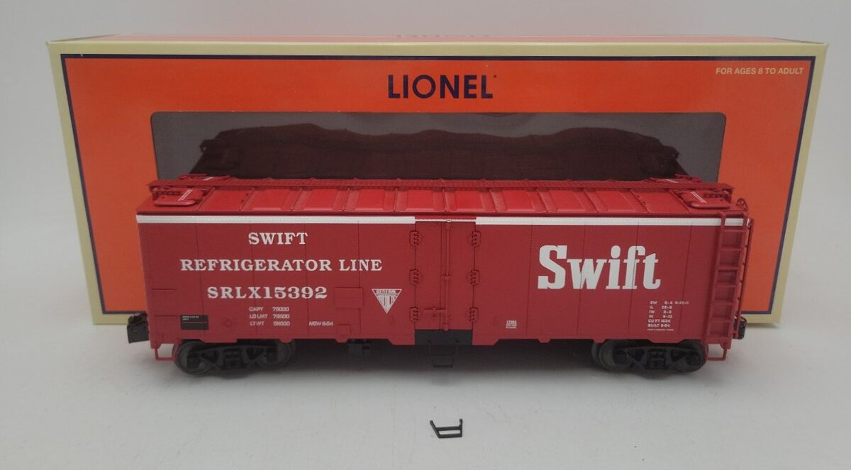 Lionel 6-17354 O Gauge Swift Steel Sided Refrigator Car #15392 EX/Box