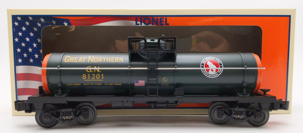 Lionel 6-81201 O Gauge Great Northern Tank Car #81201 LN/Box