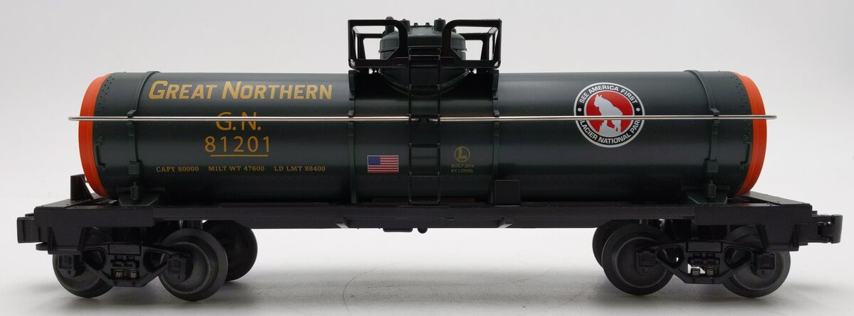 Lionel 6-81201 O Gauge Great Northern Tank Car #81201 LN/Box