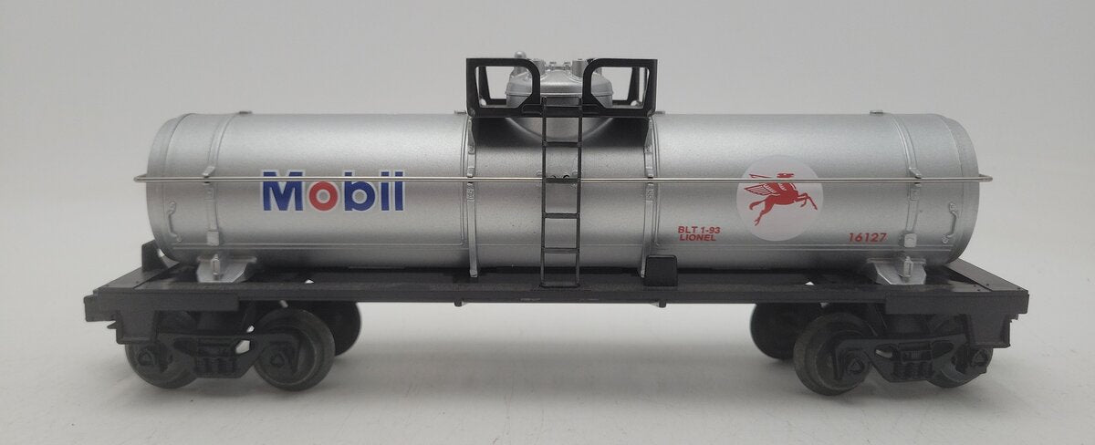 Lionel 6-16127 O Gauge Mobil Oil Corporation Single-Dome Tank Car EX/Box