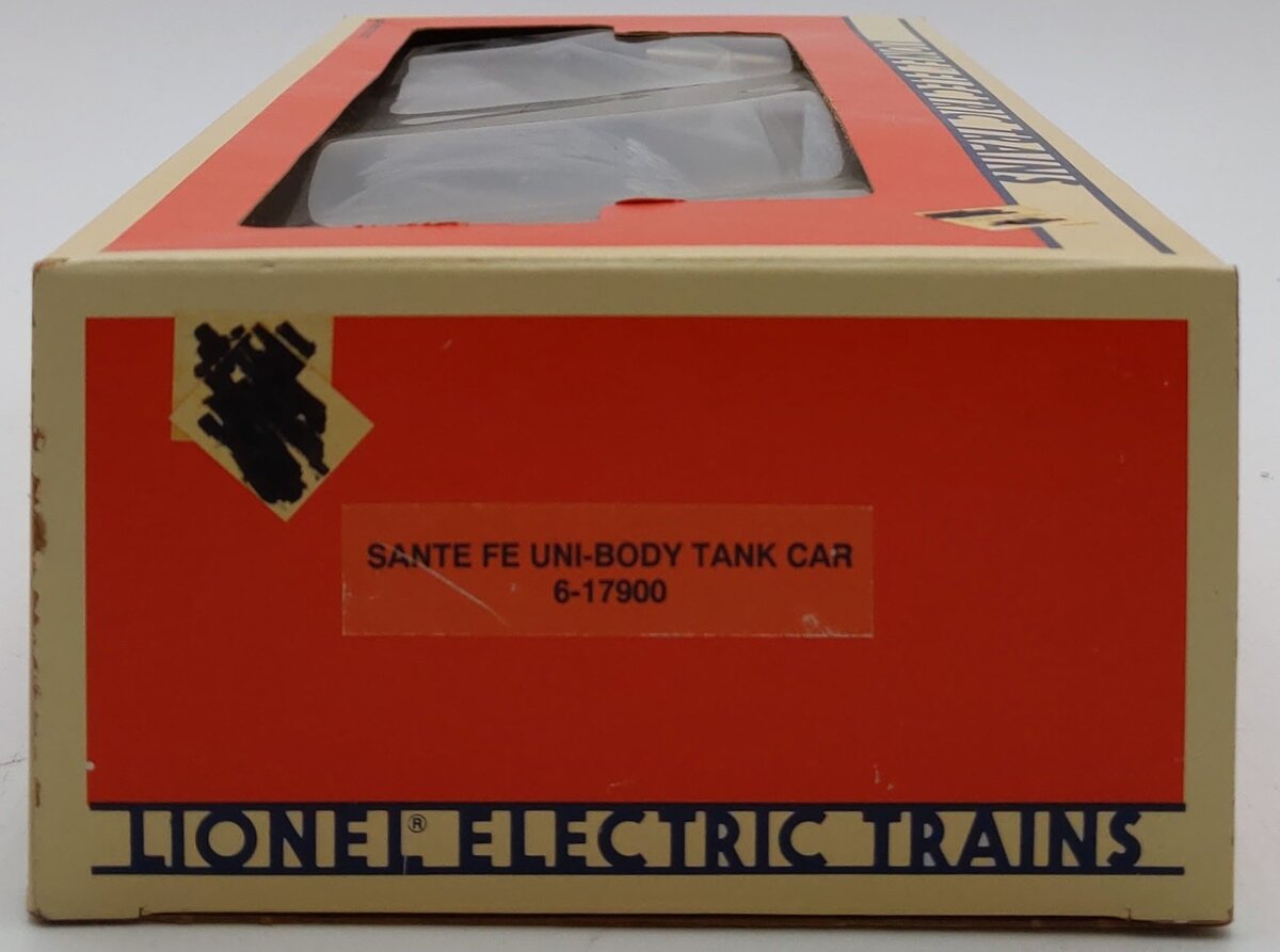 Lionel 6-17900 O Gauge Santa Fe Unibody Single Dome Tank Car #17900 EX/Box